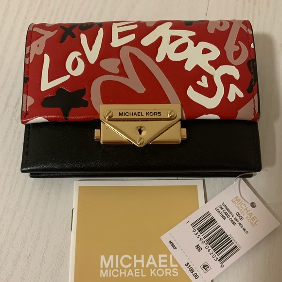 Michael Kors Bags Michael Kors Cece Love Graffiti Brt Red
